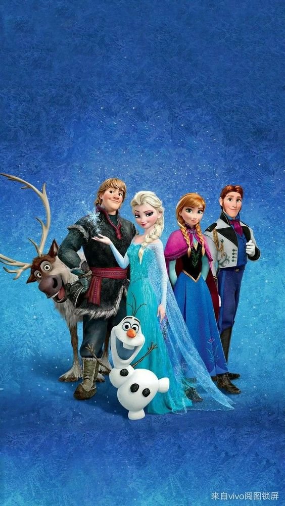 Papel de Parede  todos os personagens de Frozen