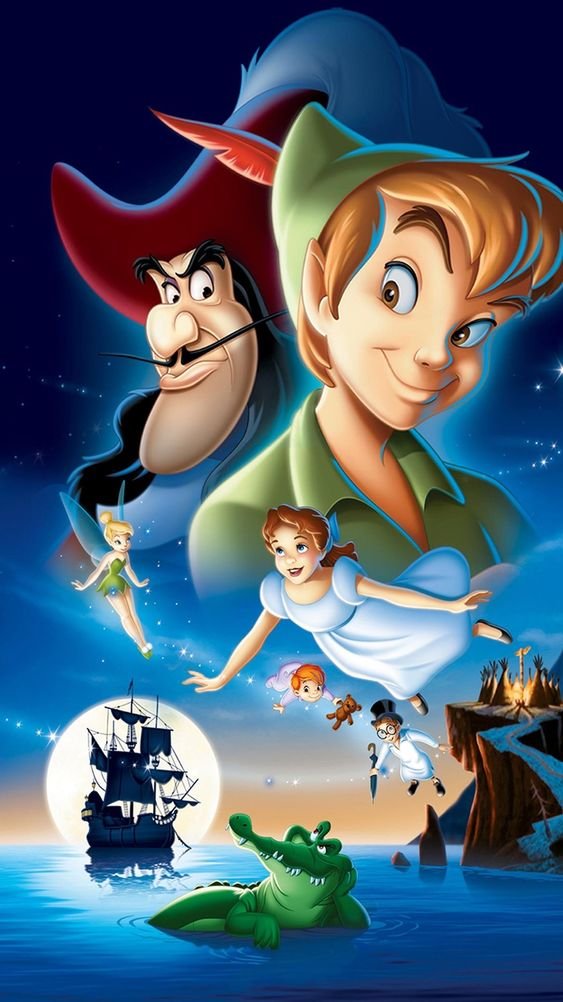 Papel de Parede Peter Pan e os personagens