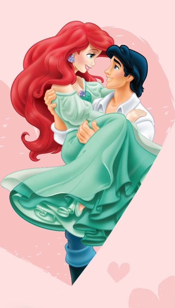 Papel de Parede Ariel nos braços do seu amado