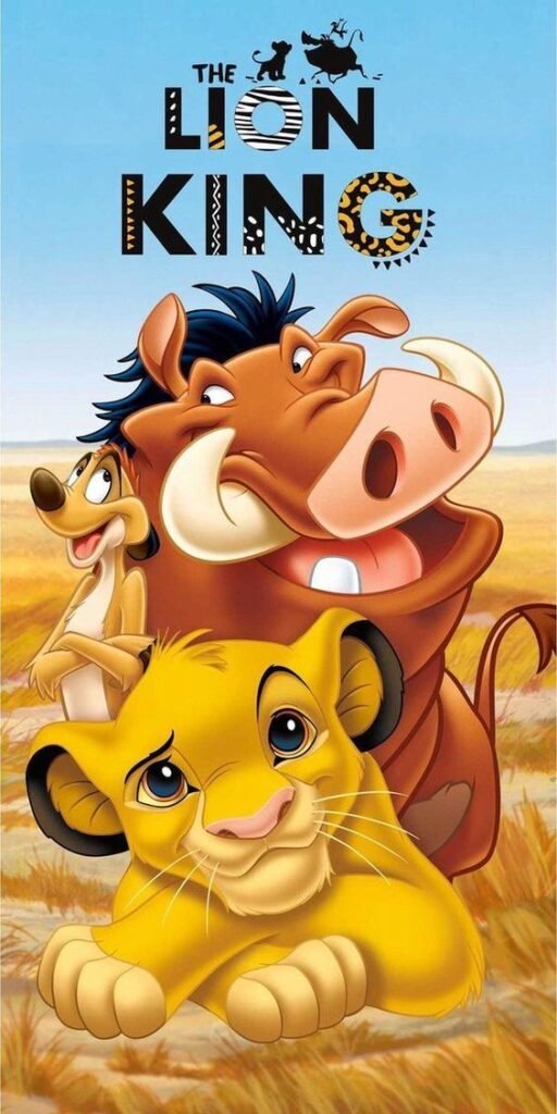 Papel de Parede Simba, Timão e Pumba juntos