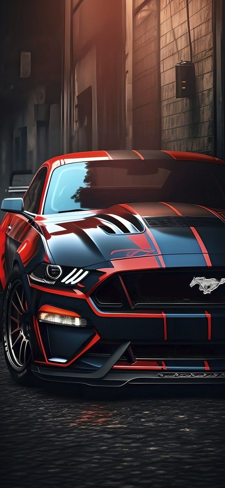 Ford Mustang personalizada para papel de parede